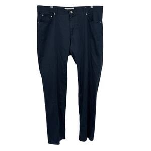 Brax Cooper Fancy Pants Blue Men SZ 35 x 32 Classic Modern Sleek Office Comfort